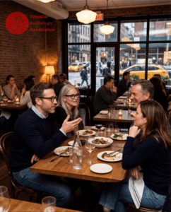 Difficulty hearing in restaurants in Toronto