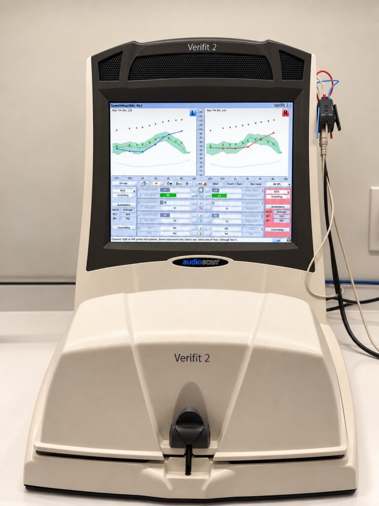 Hearing aid programming and verification using Real Ear Measurement by audiologist